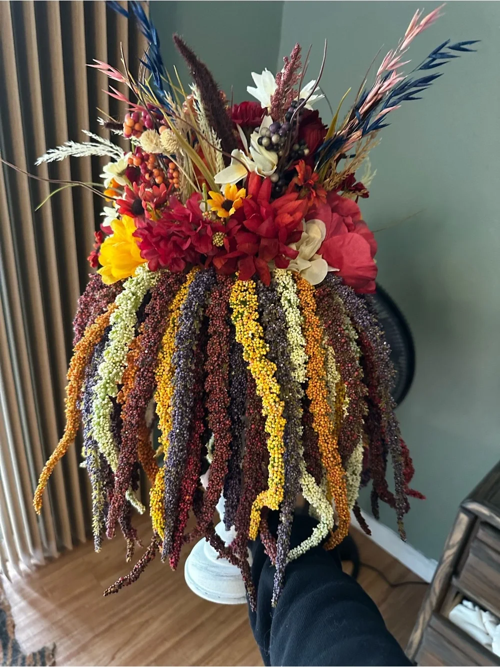 Fall Boho Wedding Faux Floral Arrangement